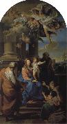 Pompeo Batoni Holy Family with St. Elizabeth, Zechariah, and the infant St. John the Baptist oil painting